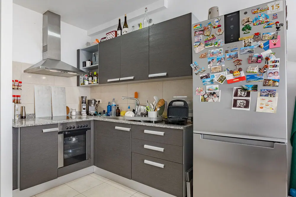 Dasselbe Wohnzimmer unvorbereitet
