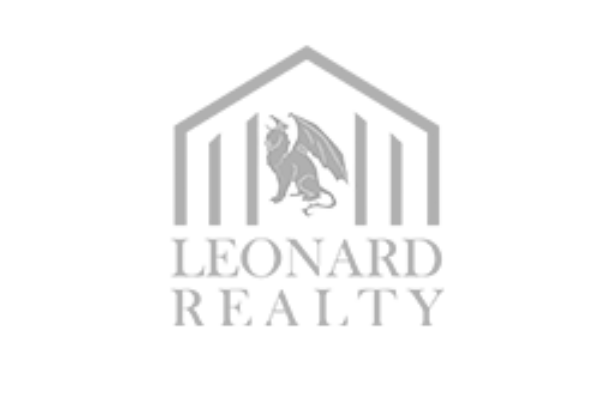 Logotipo de Leonard Realty, agencia inmobiliaria colaboradora de Fotopisos.pro